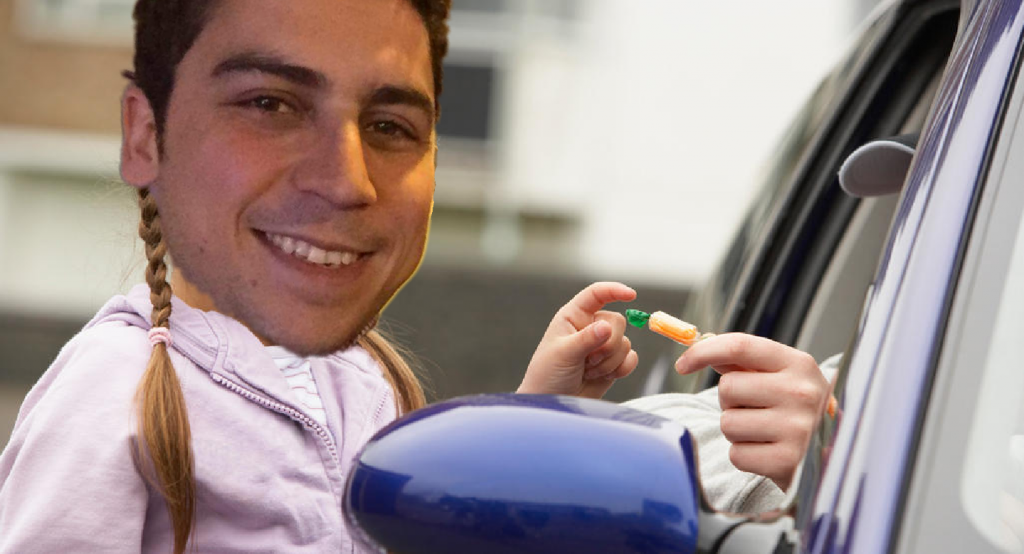 Gio goes missing because of his candy love